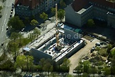 Berlin von oben - Baustelle zum Neubau der Sporthalle am Lily-Braun ...