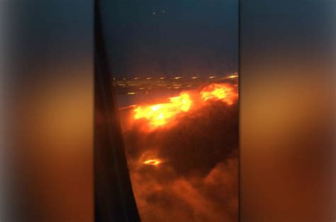 Terrifying Scenes As Plane Bursts Into Flames With Passengers On Board