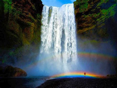 Rainbow Waterfall Wallpapers Top Free Rainbow Waterfall Backgrounds
