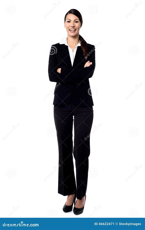 Young Confident Smiling Businesswoman Stock Image Image Of Employee