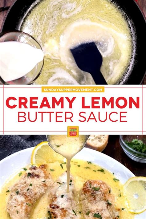 Creamy Lemon Butter Sauce In 2021 Recipes Lemon Butter Sauce Yummy Food