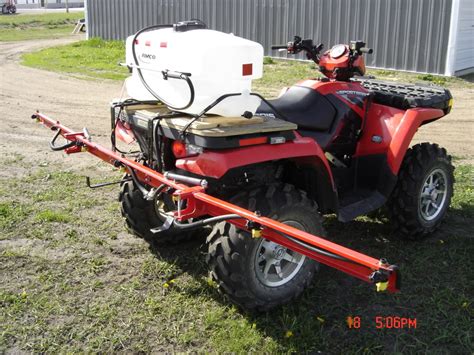 Plumbing is also included with turbo flood nozzles (teejet tfvp2) at 40 or 20 spacing and either teejet standard nozzle bodies and eva hose; lock and ride sprayer mount for fimco sprayer - ATVConnection.com ATV Enthusiast Community