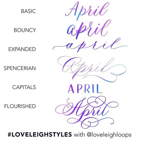 Jillian And Jordan Calligraphy On Instagram Happy April Which One Of