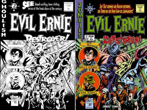 Evil Ernie 2 Back Cover 1997 Comic Art For Sale By Artist Kyle Hotz