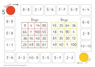 Bei einem bingo spiel zum ausdrucken haben sie aber natürlich nicht hier könnt ihr einfach und kostenlos bingo scheine zum ausdrucken erstellen. Einmaleins-Bingo-Brettspiel | Dividieren, Mathe brettspiele und Mathe spiele