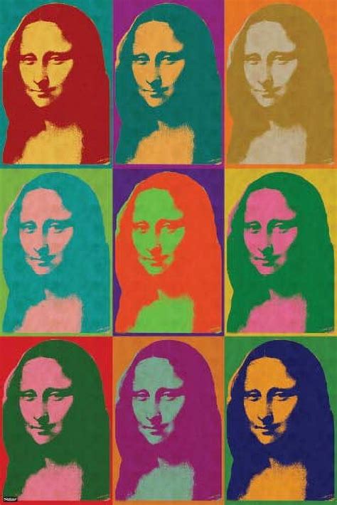Mona Lisa Leonardo Da Vinci Pop Art Print Poster 20x30 Inch