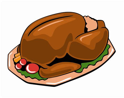 Thanksgiving Foods In Cartoon Clip Art Library