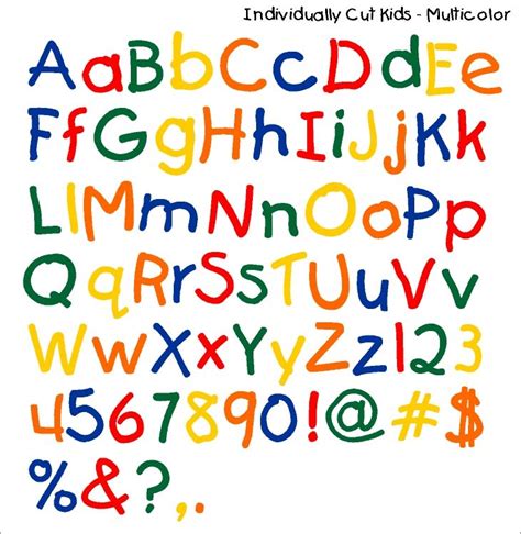 Pin By Sarah Kane On Art 254 Kid Fonts Fonts Alphabet Lettering Fonts