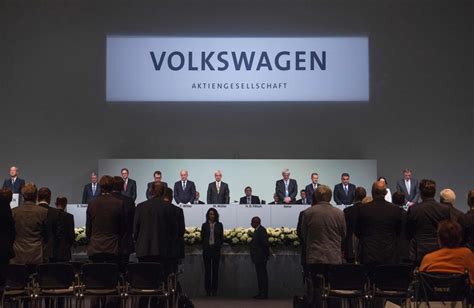 Volkswagen Hauptversammlung Kritik Von Aktion Ren Auf Vw Hv In Berlin