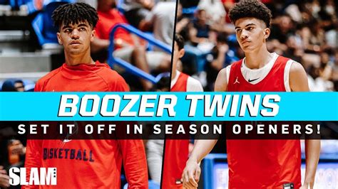 Carlos Boozers Sons Can Hoop Cameron And Cayden Boozer Set It Off In Season Openers With