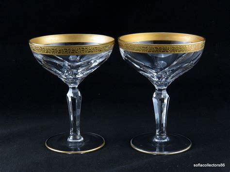 Pin On Vintage Elegant Stemware Champagne Flutes Coupes And Saucers