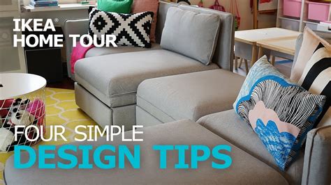 Design Tips Four Simple Decorating Ideas Ikea Home Tour Youtube