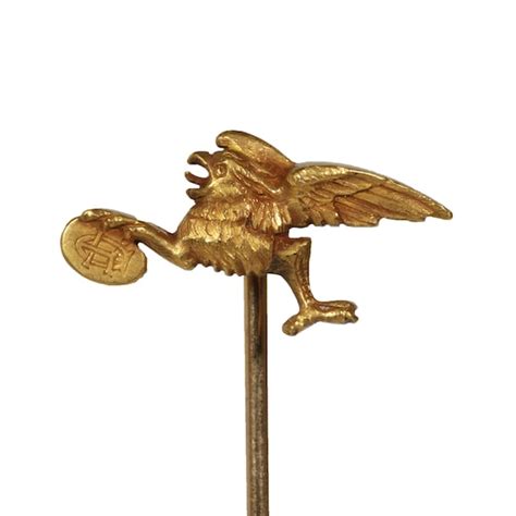 Antique 14kt Gold Phoenix Stick Pin 14kt Gold Phoeni Gem