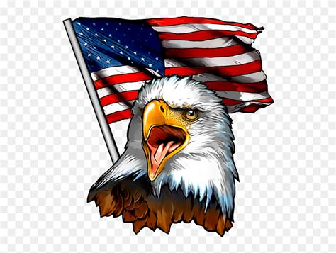 Download Eagle Usa American Flag Clipart 5254384 Pinclipart