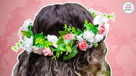 How To Make A Flower Crown Diy Flower Crowns Youtube