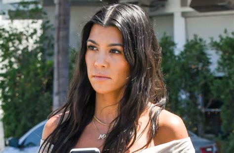 Kourtney Kardashian Flashes Her Booty In Thong Bikini While On Vacation