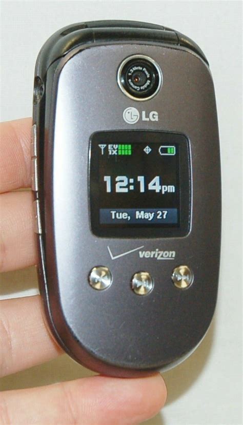 Lg Vx8350 Verizon Flip Open Bluetooth Purple V Cast 13 Mp Cell Phone