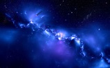 Blue Space 97F | Nebula wallpaper, Blue wallpapers, Nebula