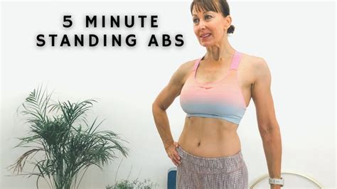 5 Minute Standing Ab Workout No Equipment Standing Abs 5 Minute Abs Workout Standing Ab
