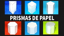 Como hacer prismas de papel / Prisms easy - YouTube