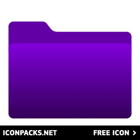 Purple Folder Icon Mac Png Folder Icon Png Images Free Transparent
