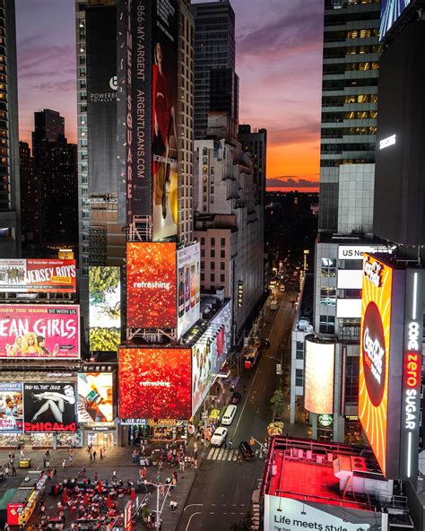 The Times Square EDITION Hotel New York NY USA Times Square Sunset TRAVOH