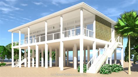 Beach House With Elevated Walk 2727 Square Feet Tyree House Plans