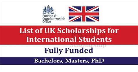 Fully Funded Uk Scholarships For International Students Hipmic