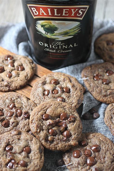 Baileys irish cream chocolate chip cookie recipe it's day 2 of our 12 days of cookies series! Baileys Irish Cream Chocolate Chip Cookies - Chew Your Booze