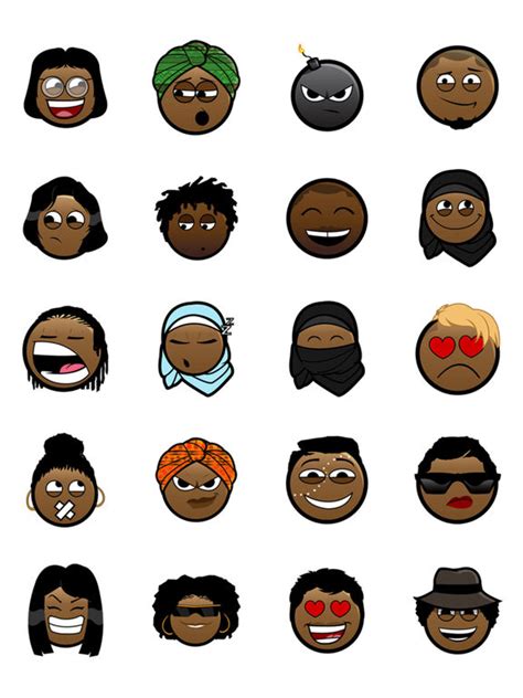 African Emojis By Abay Imanberlin