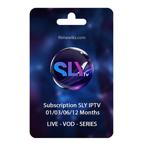 Buy Sly Iptv Subscription 10000 Channels Renew Iks