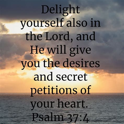 Psalm 37 4 Psalms Daily Verses Lord Secret Inspiration Biblical