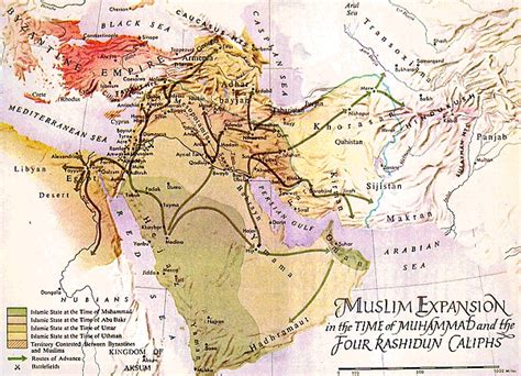 Muslim Expansion Map