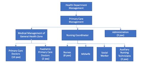 Health Center Organization Chart This Organizational Chart Shows The