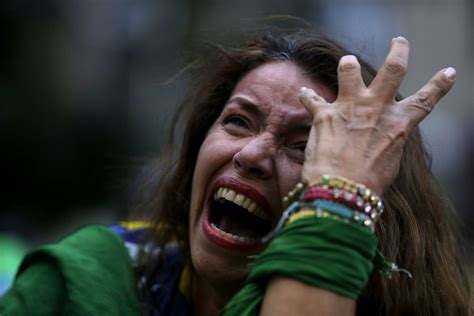 so much crying brazil fans weep after world cup thrashing by germany