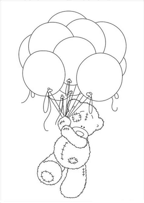 Click picture or text link to open a full page printable birthday coloring sheet in adobe pdf format. Teddy bear coloring pages for girls to print for free