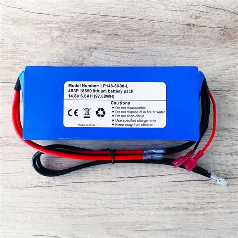 4s3p 12v 144v 148v 18650 6600mah66ah High Rate Discharge