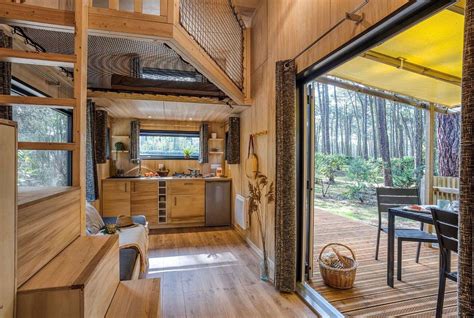 30 Square Meter Tiny House In Forest With Space Savvy Woodsy Panache