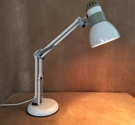 Luxo Vintage Articulated Desk Lamp Swing Arm Mid Century Modern Pixar