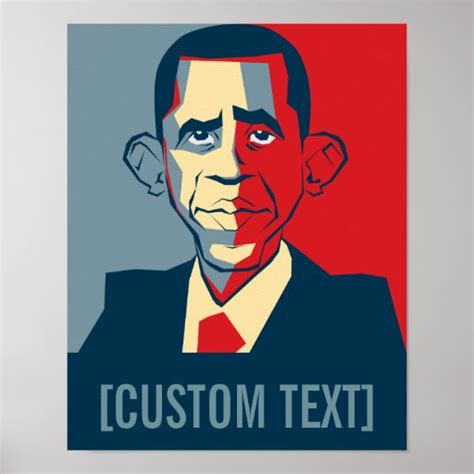 Hopeless Obama Custom Text Poster Zazzle