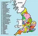 La Mappa Dettagliata Dell Inghilterra Con Suddivisioni Mappa | My XXX ...