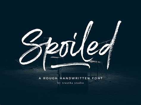Spoiled Font By Bagas Ardiatma On Dribbble