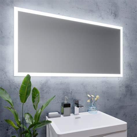 Keenware Kbm 338 Led Frosted Edge Backlit Bathroom Mirror With Demiste