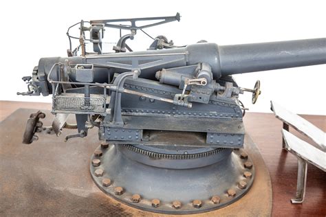 Model Of Wwii 6 Inch “dual Purpose” Naval Gun Witherells Auction House