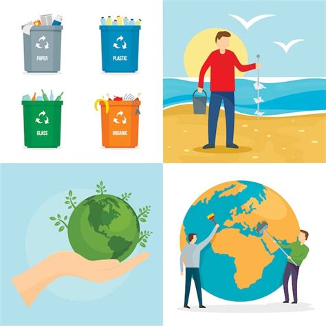 Clean World Day Vector Premium Download