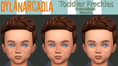 Sims 4 Ccs The Best Toddlers Freckles By Dylanarcadia