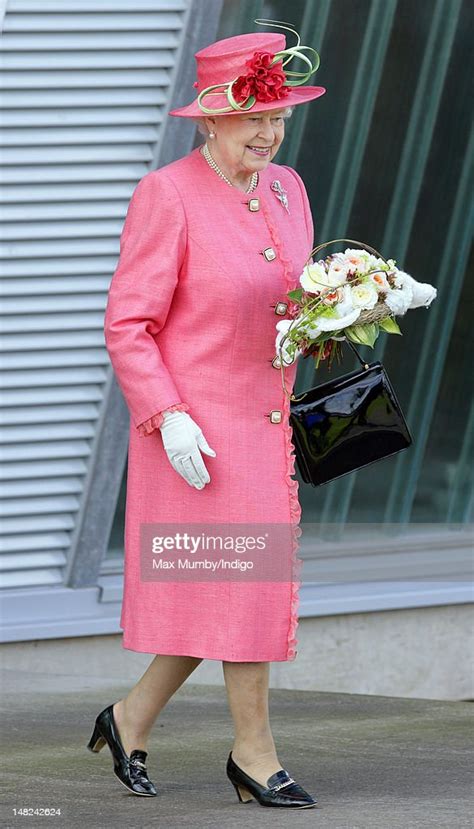 Queen Elizabeth Ii Leaves The Royal Air Force Museum Cosford Prior To