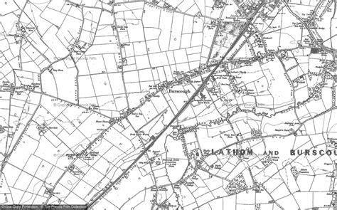 Historic Ordnance Survey Map Of Burscough 1891 1893