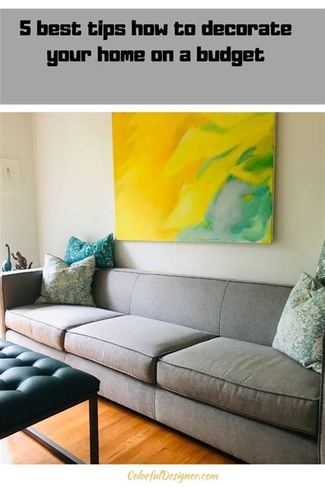 A Living Room With Couches And Paintings On The Wall Text Overlay
