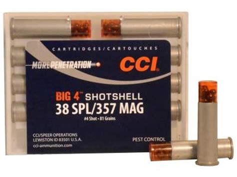 Cci 38 Special Shotshell Cci3738 100 Gr 9 Shot 10 Per Box
